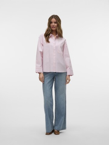 VERO MODA Bluse 'VMOli' in Pink