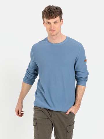 CAMEL ACTIVE Sweater in Blue: front