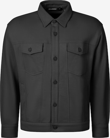 Veste de survêtement ' 705112' Karl Lagerfeld en noir : devant