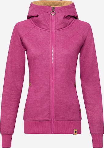 Fli Papigu Sweatjacke 'The baddest Thing' in Lila: predná strana