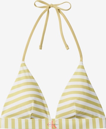 Hauts de bikini 'Halter' Calvin Klein Swimwear en vert : devant