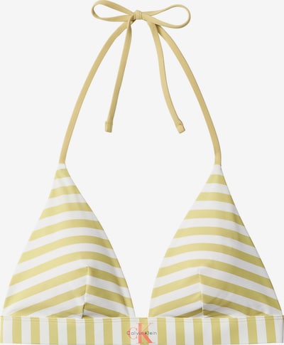 Calvin Klein Underwear Bikini top 'Halter' in 70/A in Olive / White, Item view