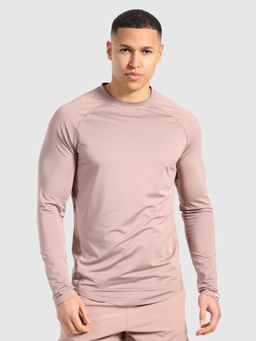 T-Shirt ' Powerfit ' Smilodox en gris : devant