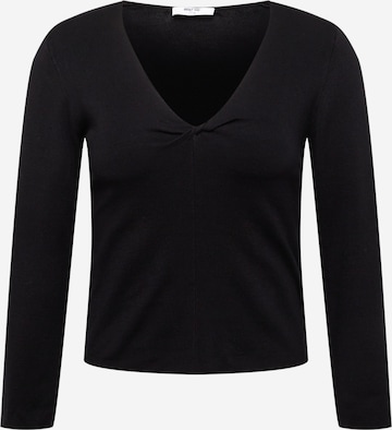 ABOUT YOU Curvy Sweater 'Ayla' in Black: front