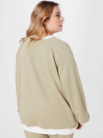 Public Desire Curve Sweatshirt in Beige