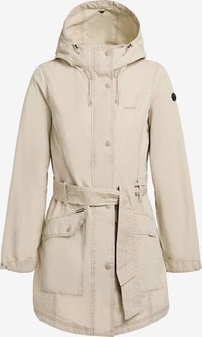 khujo Демисезонное пальто 'Prea' в Бежевый: спереди