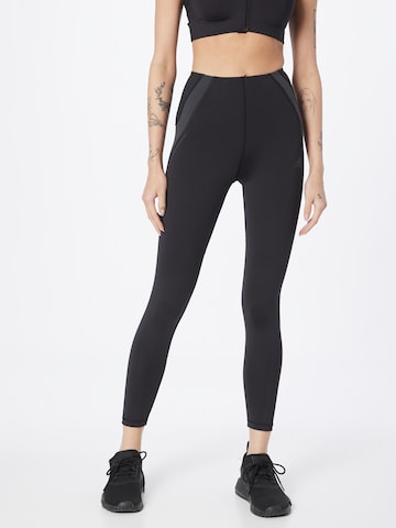 ADIDAS SPORTSWEAR Skinny Fit Спортен панталон 'Tlrd Hiit' в черно: отпред