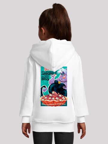 F4NT4STIC Sweatshirt 'Disney Bösewichte Ursula Shrimpy Bits' in Wit: voorkant
