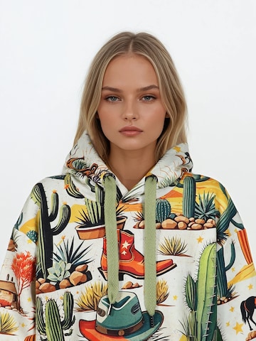 salzhaut Sweatshirt 'Vulltreffer' in Beige