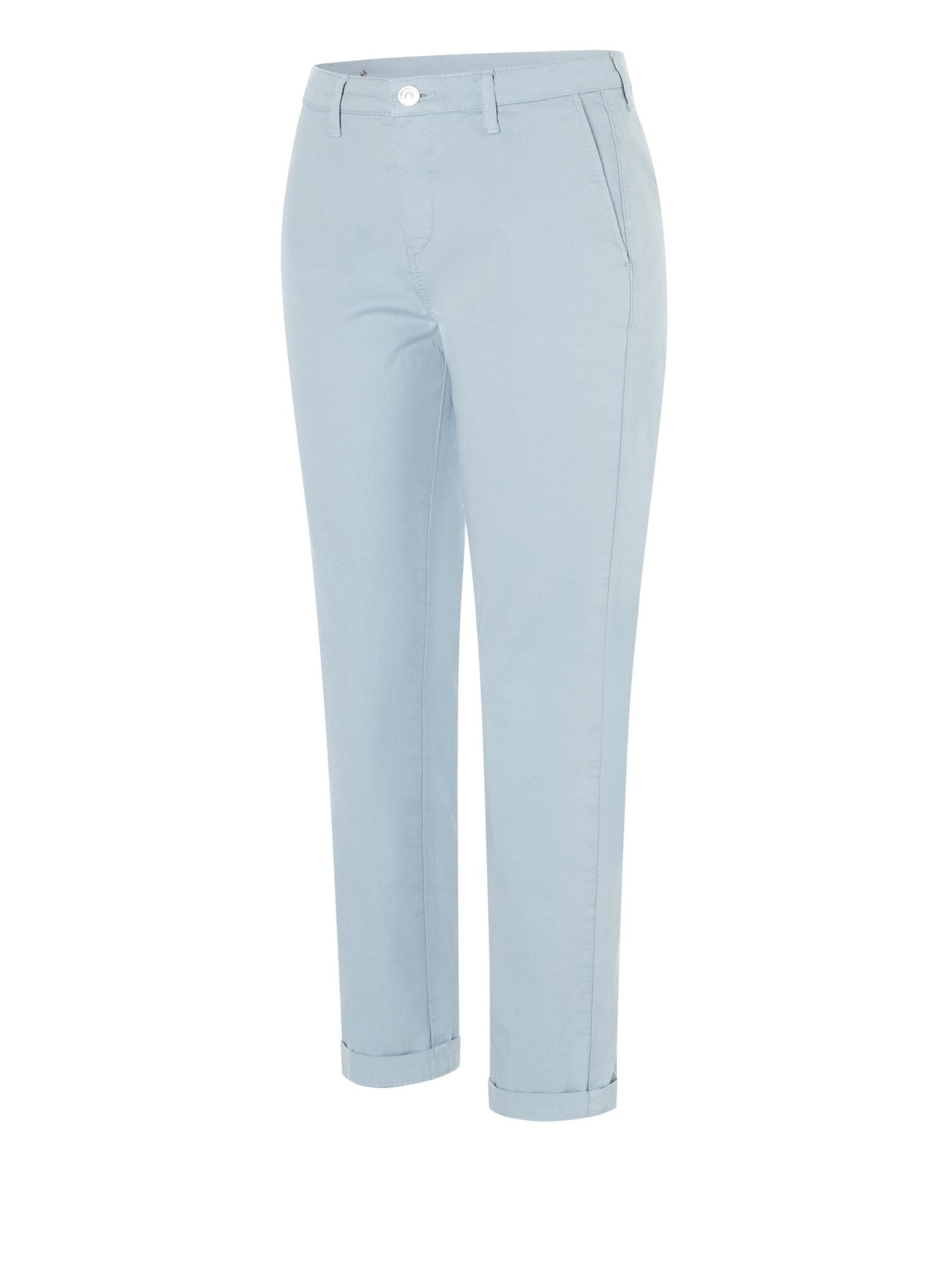MAC Slimfit Chinohose 'MAC CHINO ice blue PPT'‌‌‌‌‌‌‌‌‌ in Blau