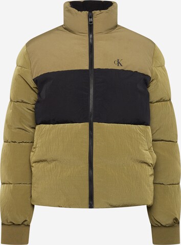 Calvin Klein Jeans Between-Season Jacket in Green: front