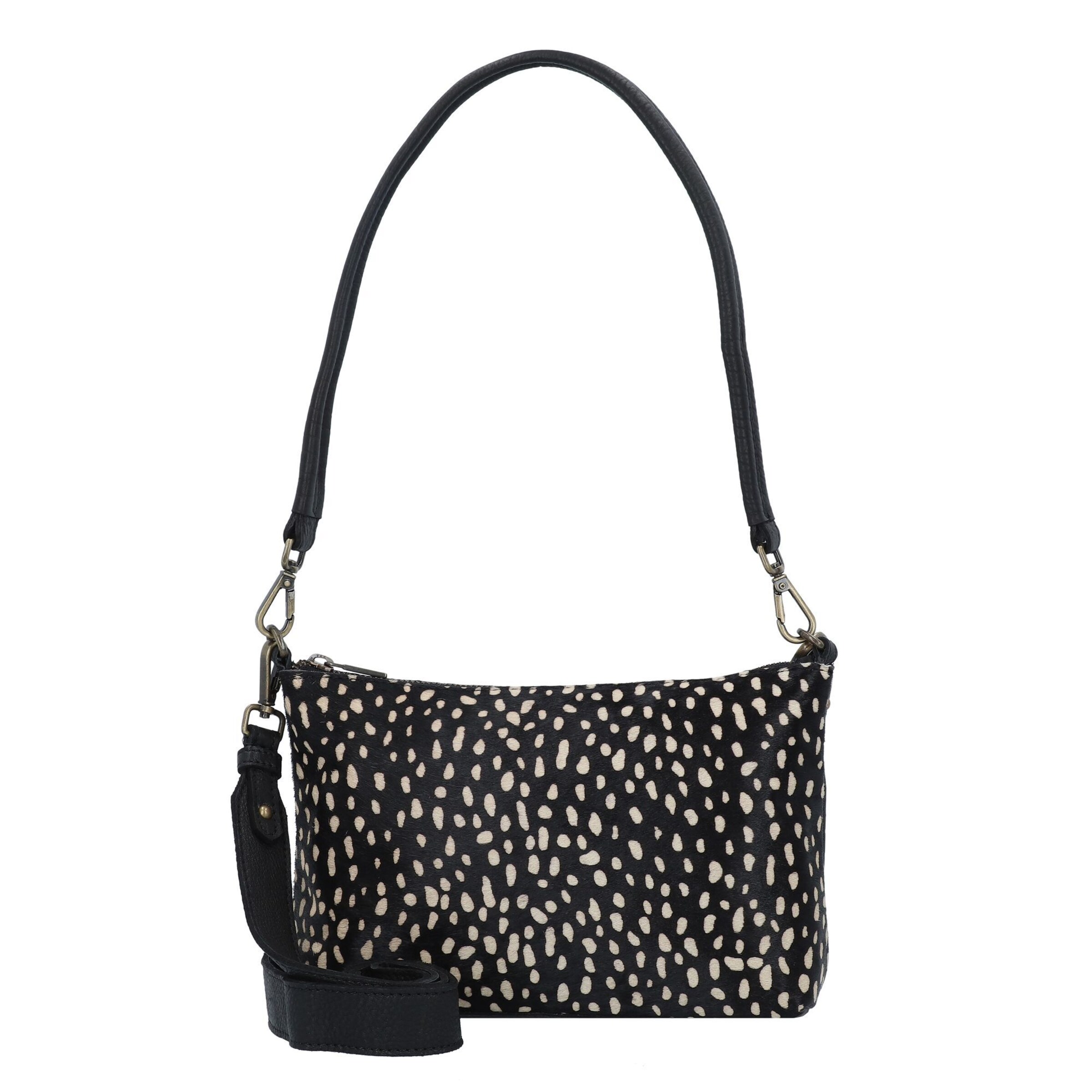 Borsa a spalla 'Westerville' di Cowboysbag in nero: frontale