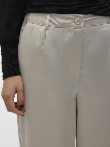 VERO MODA Wide leg Broek in Grijs