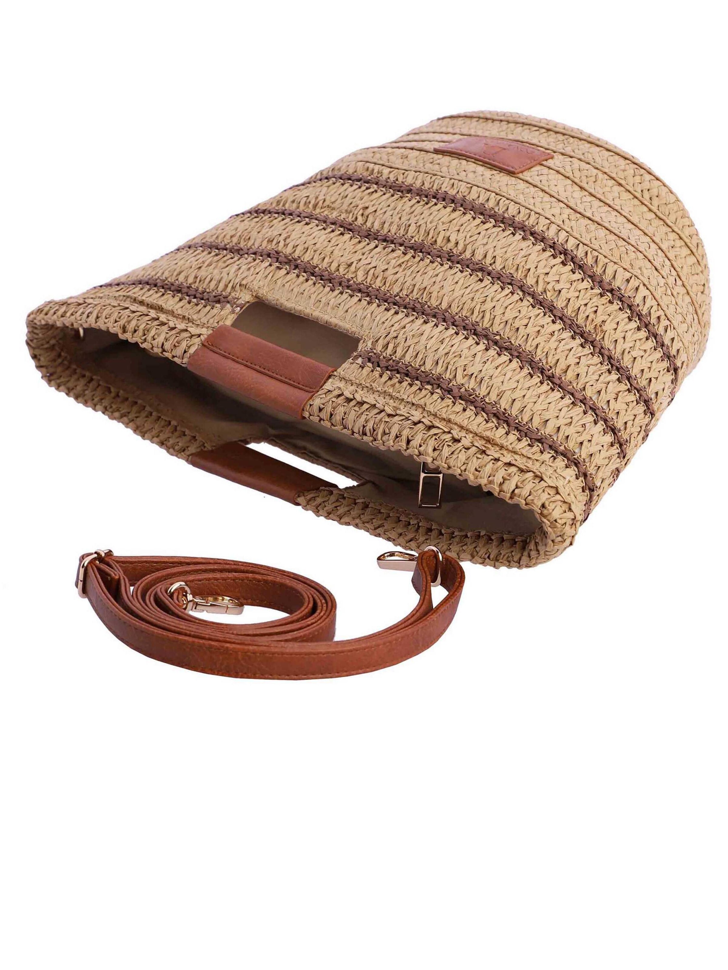 Don Algodon - Bolso de hombro 'Fione' en marrón