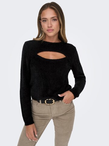 ONLY Пуловер 'Piumo' в черно