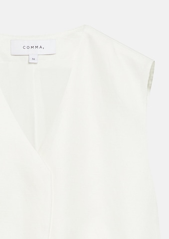Gilet COMMA en blanc