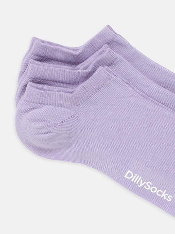 DillySocks Ankle Socks in Purple