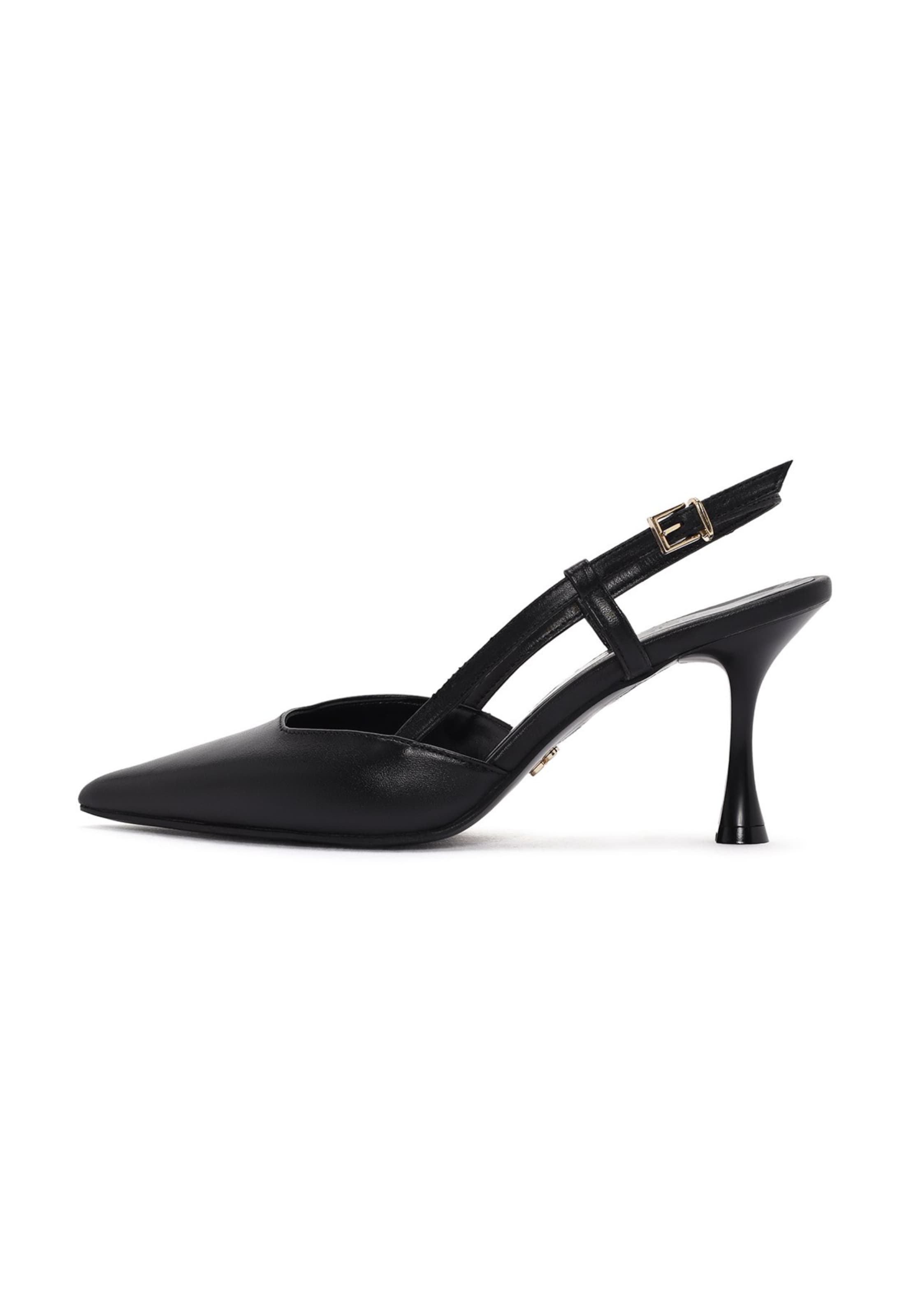 Derimod Slingpumps in Zwart: voorkant