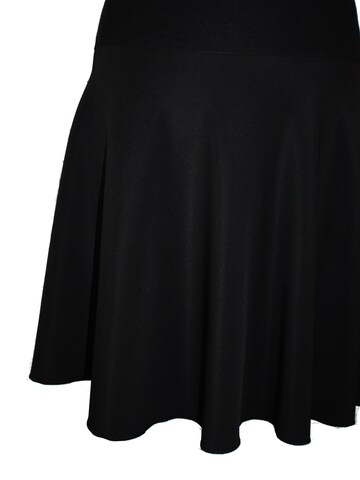 dunkle design Skirt 'Scuba' in Black