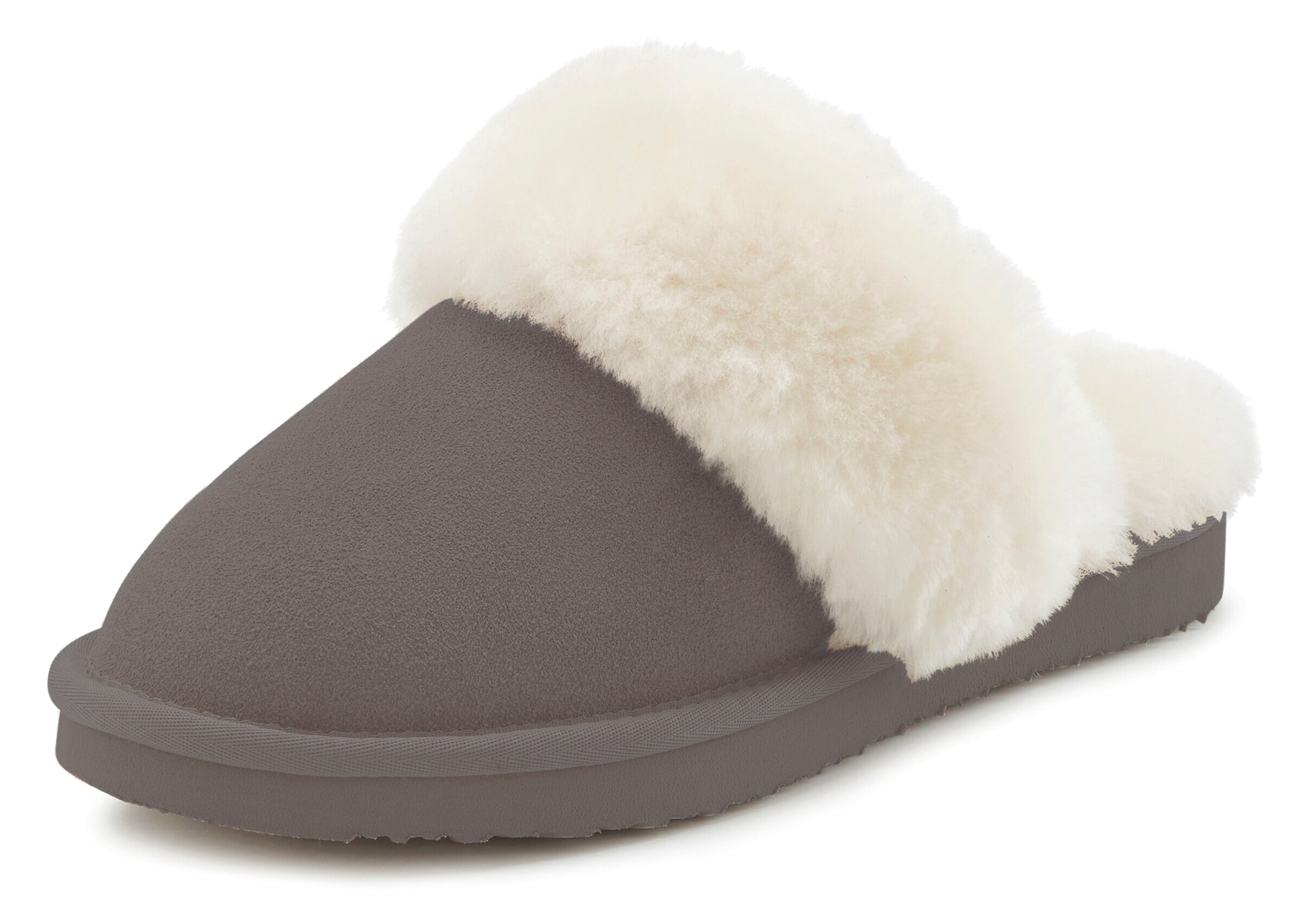 VIVANCE Slippers in Grey: front