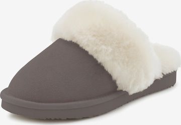 VIVANCE Hausschuh in Grau: Vorderseite
