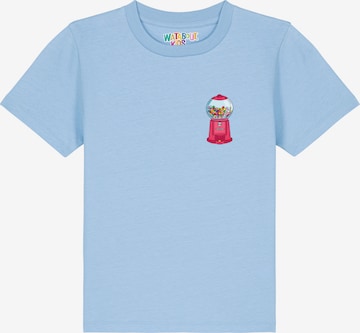 Maglietta 'Kaugummiautomat' di watabout.kids in blu: frontale