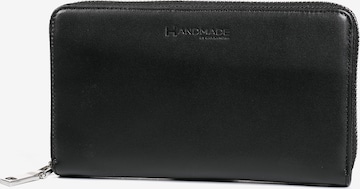 Cassandra Wallet in Black: front