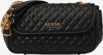 GUESS - Mala de ombro 'Maila' em preto: frente