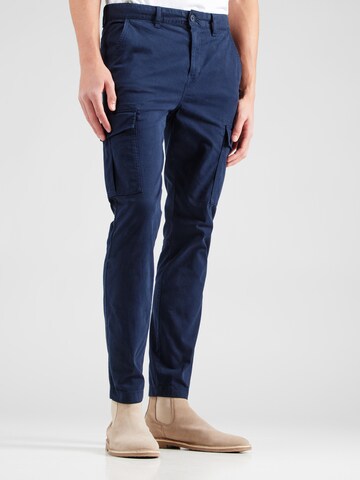 Tommy Jeans Tapered Cargo trousers 'AUSTIN' in Blue: front