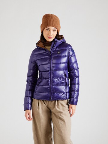 Blauer.USA Jacke in Lila: Vorderseite