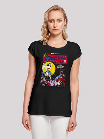 T-shirt 'Wonder Woman Sensation Comics Issue 1 Cover' F4NT4STIC en noir : devant