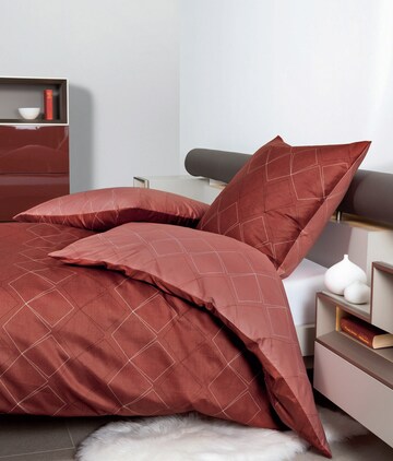 JANINE Duvet Cover in Red