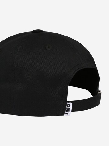 Obey Cap in Black