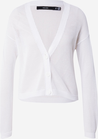 VERO MODA Cardigan 'NEW LEX SUN' i hvid: forside