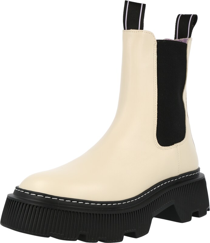 LÄST Chelsea Boots 'Trixy' in Offwhite CB7247 LÄST Chelsea Boots 'Trixy' in Offwhite CB7247