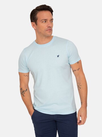 T-Shirt Williot en bleu : devant