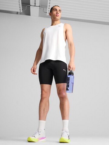 PUMA Skinny Παντελόνι φόρμας 'FOUNDATION' σε μαύρο