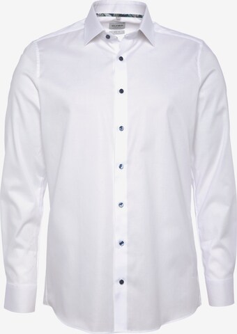 OLYMP Regular fit Button Up Shirt 'Level 5' in White: front