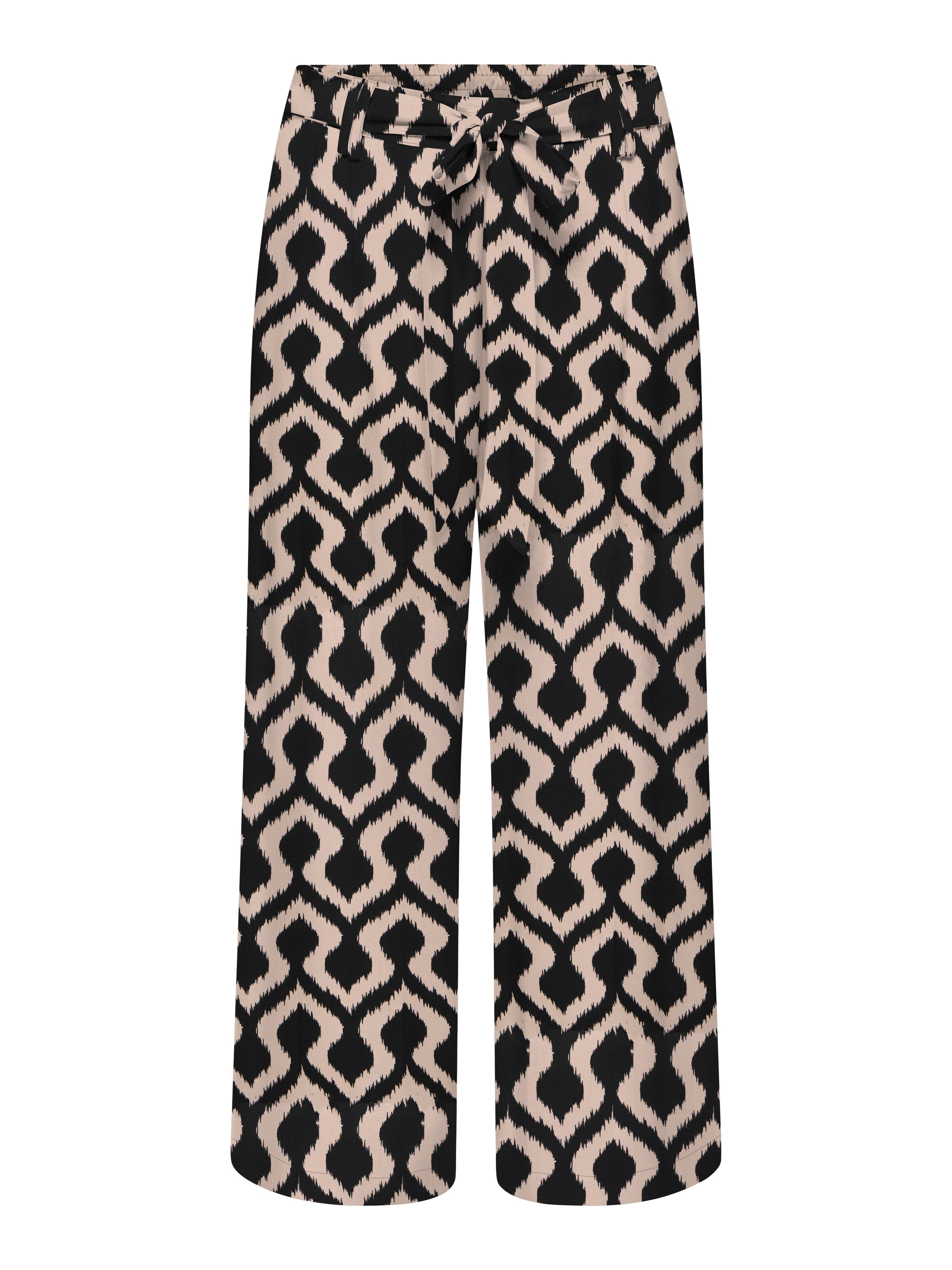 ONLY Wide Leg Hose in Schwarz: Vorderseite