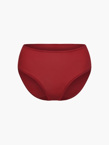 cfab (formerly creamy fabrics) - Braga 'Seamless Slip' en rojo: frente