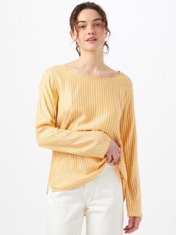 Stitch and Soul Blouse in Yellow: front