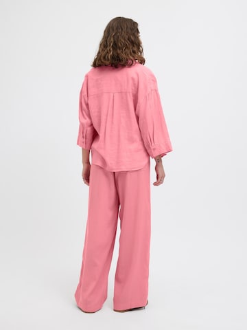 JJXX Wide leg Byxa 'JXBreeze Flora Summer' i rosa