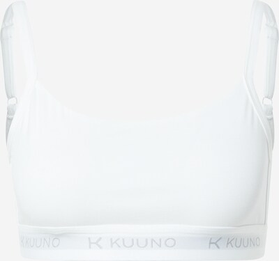 KUUNO BH in de kleur Lichtgrijs / Wit, Productweergave