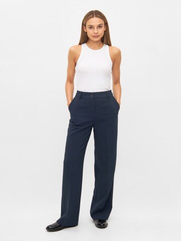modström Loose fit Pleated Pants 'Gale' in Blue