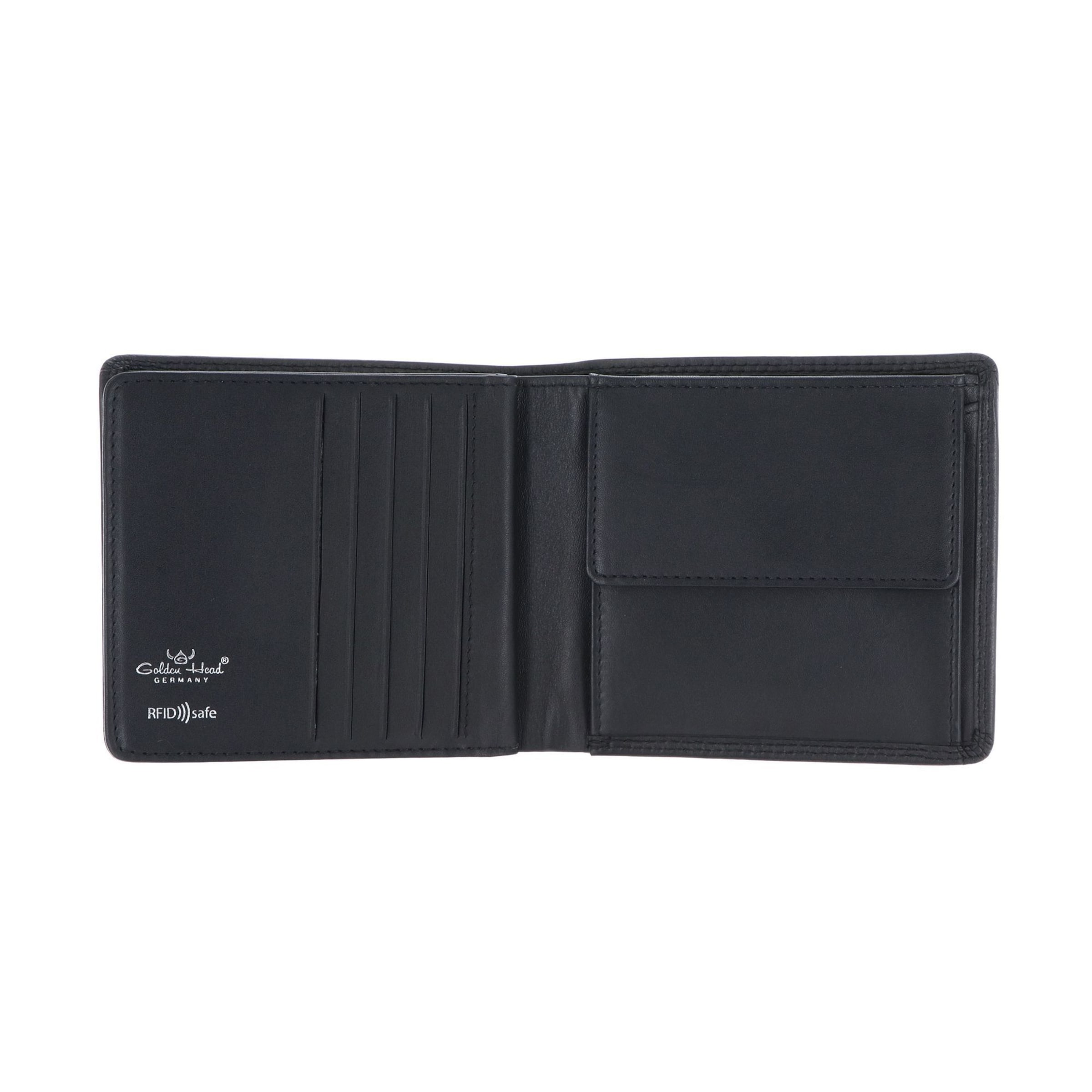 GOLDEN HEAD Wallet in Black