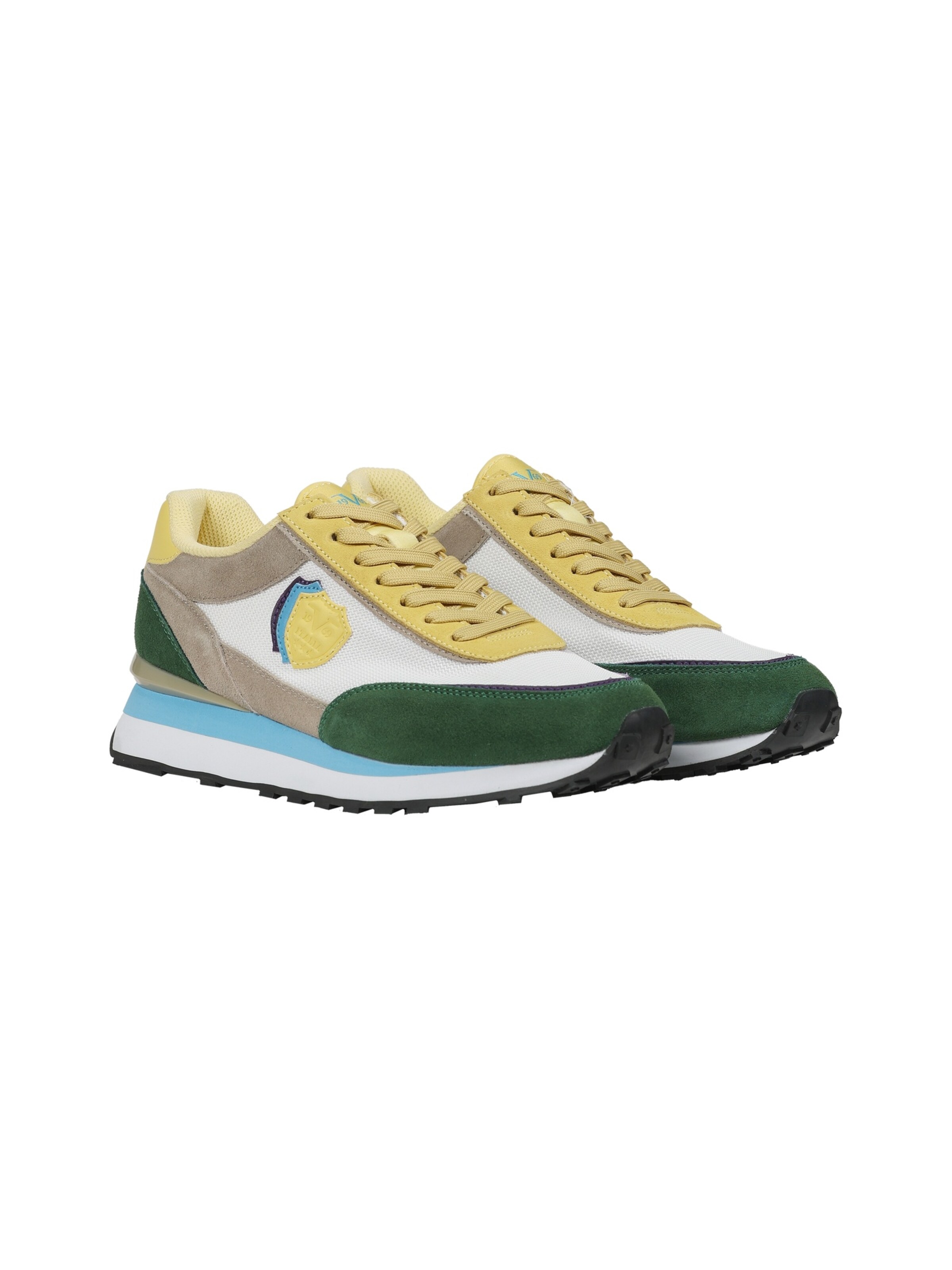 19V69 ITALIA Platform trainers 'Venezia 1.1' in Green: front