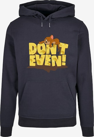Sweat-shirt 'Tom and Jerry - Don't Even' ABSOLUTE CULT en bleu : devant