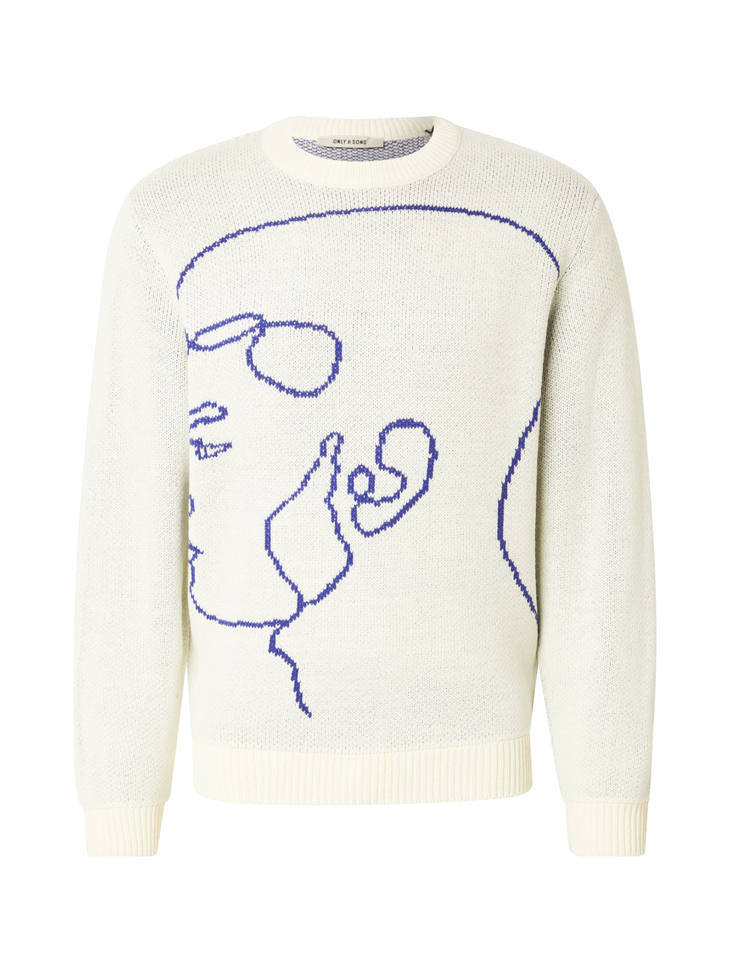 bēšs Only & Sons Džemperis 'ONSHAMILTON': no priekšpuses