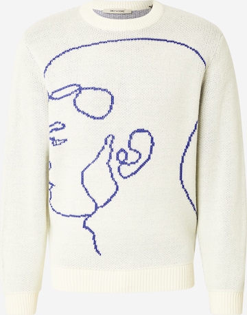 Pullover 'ONSHAMILTON' di Only & Sons in beige: frontale