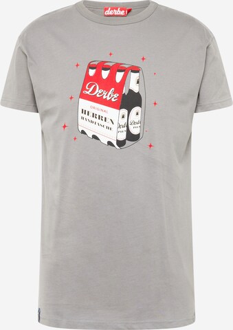 Derbe Bluser & t-shirts 'Herrenhandtasche' i grå: forside